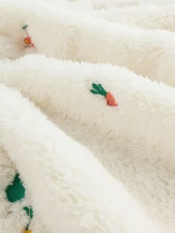 Best Next Farm Embroidered Baby Fleece Blanket