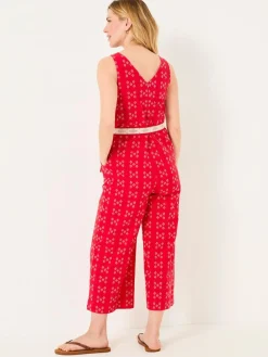 Fat Face FatFace Aeran Red Jacquard Jumpsuit^Women Jumpsuits & Playsuits
