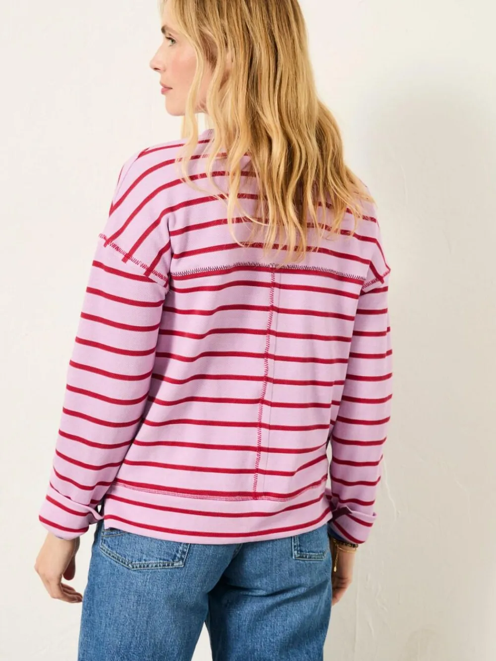 Fat Face FatFace Airlie Breton Stripe Crew Sweat^Women Hoodies & Sweatshirts