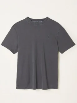 Discount Fat Face FatFace Alton Heavyweight Relaxed Fit T-Shirt Charcoal Grey