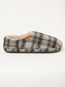 Hot Fat Face FatFace Arthur Grey Mule Slipper