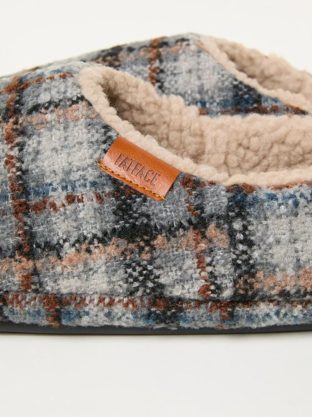 Hot Fat Face FatFace Arthur Grey Mule Slipper