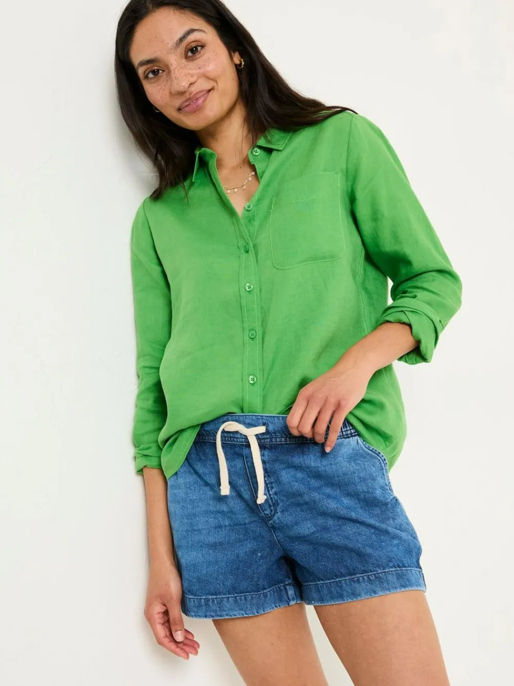 Outlet Fat Face FatFace Ashby Drawstring Shorts Dark Vintage Blue