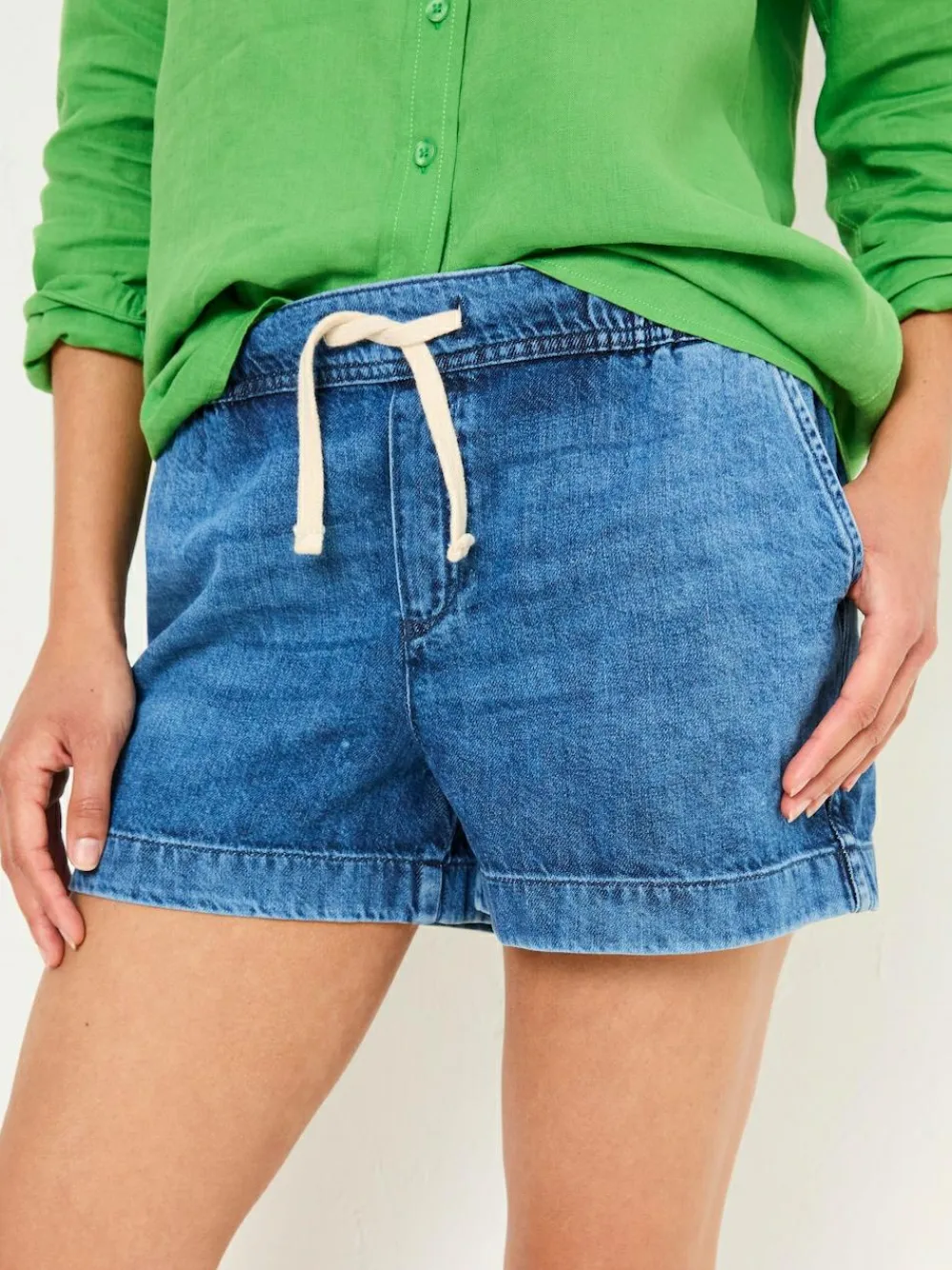 Outlet Fat Face FatFace Ashby Drawstring Shorts Dark Vintage Blue