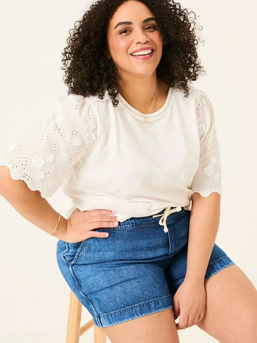 Outlet Fat Face FatFace Ashby Drawstring Shorts Dark Vintage Blue