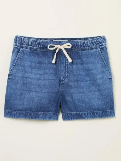 Outlet Fat Face FatFace Ashby Drawstring Shorts Dark Vintage Blue