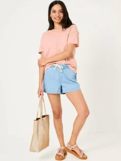 Sale Fat Face FatFace Ashby Drawstring Shorts Light Vintage Blue