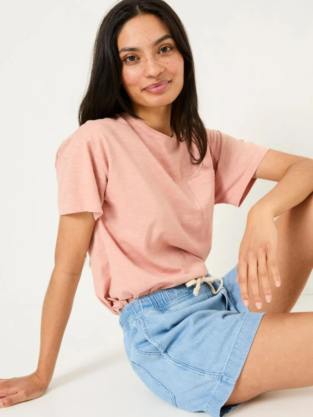 Sale Fat Face FatFace Ashby Drawstring Shorts Light Vintage Blue