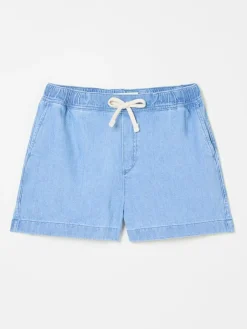 Sale Fat Face FatFace Ashby Drawstring Shorts Light Vintage Blue