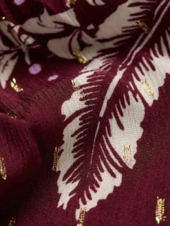 Best Fat Face FatFace Azalea Claret Floral Print Jumpsuit