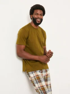 Fat Face FatFace Beale Khaki Green Check Pyjama Set^ Pyjamas