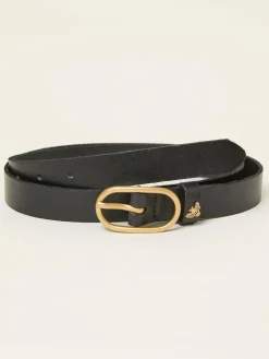 Fat Face FatFace Black Bee Stud Belt^Women Belts