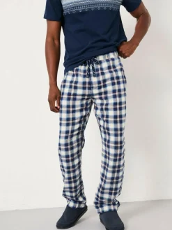Fat Face FatFace Boray Light Blue Check Pyjama Bottoms^ Pyjamas