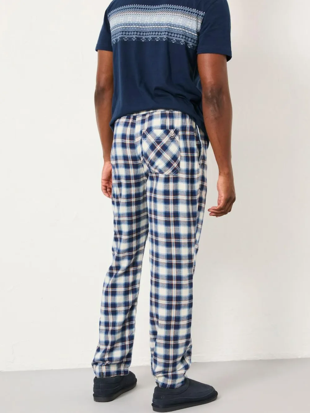 Fat Face FatFace Boray Light Blue Check Pyjama Bottoms^ Pyjamas
