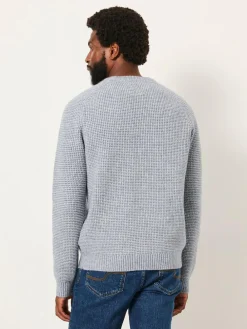 Fat Face FatFace Bourton Light Blue Knitted Crew Neck Jumper^ Knitwear|Knitwear