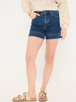 Hot Fat Face FatFace Broadway 100% Cotton Denim Shorts Denim Vintage