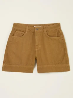 Fat Face FatFace Broadway Golden Tan Woven Shorts^Women Shorts