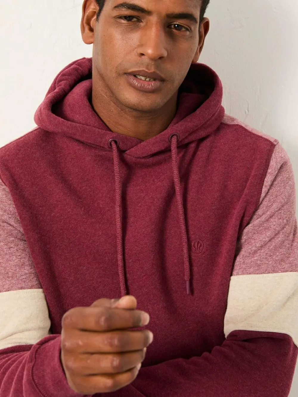 Fat Face FatFace Brooke Claret Brooke Cut and Sew Hoodie^ Sweatshirts & Hoodies|Sweatshirts & Hoodies