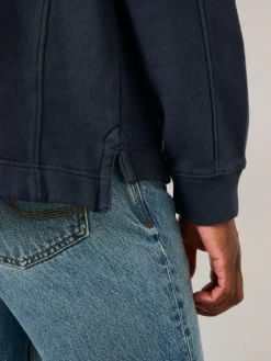 Best Fat Face FatFace Brooke Crew Sweat Navy