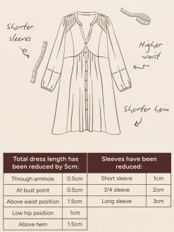 Fat Face FatFace Brown Ditsy Petite Noa 2in1 Midi Dress^Women Midi Dresses|Dresses