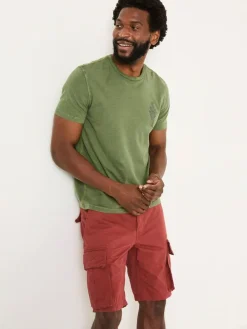 Online Fat Face FatFace Bude Dark Red Cargo Shorts