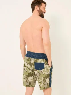 Fat Face FatFace Camber Green Camo Swim Shorts^ Swimwear