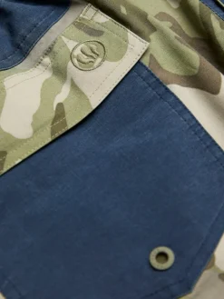 Fat Face FatFace Camber Green Camo Swim Shorts^ Swimwear