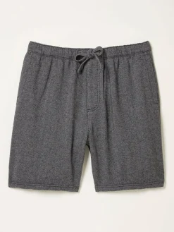 Fat Face FatFace Charcoal Grey Brushed Twill Pyjama Shorts