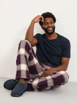 Fat Face FatFace Connel Burgundy Red Check Pyjama Bottoms^ Pyjamas