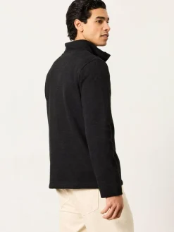 Sale Fat Face FatFace Dalton Black Fleece Sweat