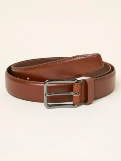 Sale Fat Face FatFace Dark Tan Smart Leather Belt