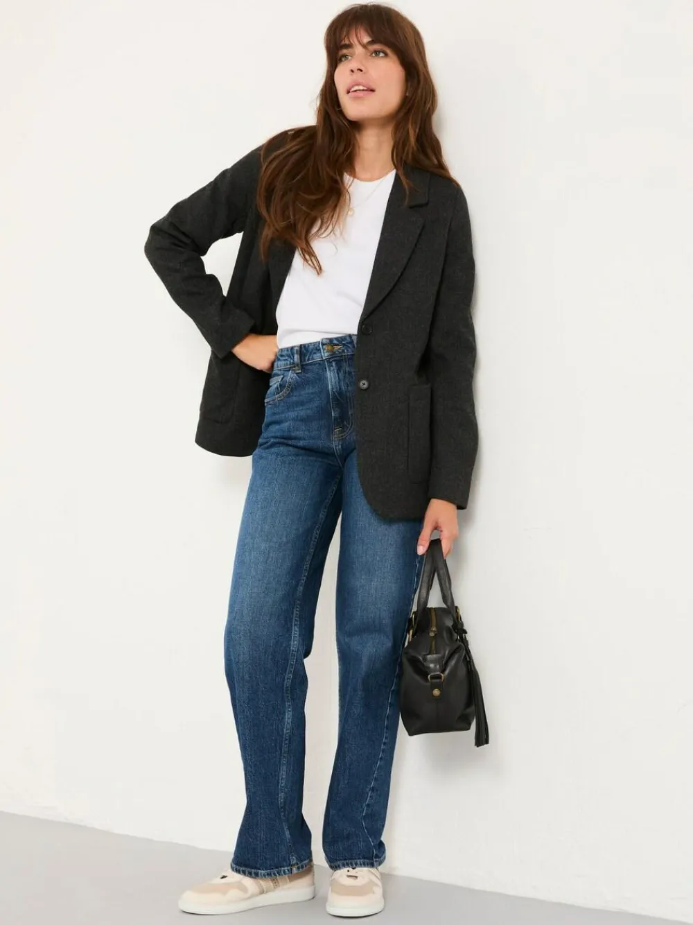 Fat Face FatFace Etta Charcoal Grey Blazer^Women Blazers