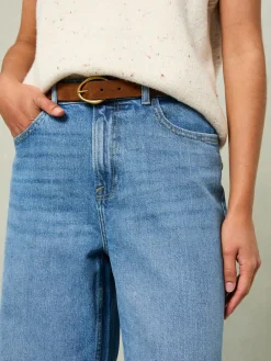 Outlet Fat Face FatFace Filby Light Wash Relaxed Straight Jeans