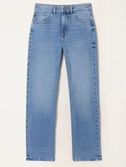 Outlet Fat Face FatFace Filby Light Wash Relaxed Straight Jeans