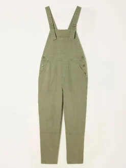 Fat Face FatFace Freja Khaki Green Dungarees^Women Jumpsuits & Playsuits
