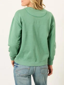 Sale Fat Face FatFace Georgia Crew Sweatshirt Jade Green