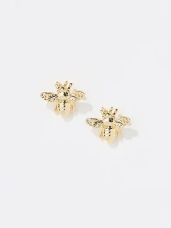 Fat Face FatFace Gold Tone Bee Stud Earrings^Women Jewellery