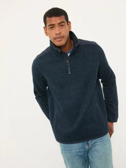 Outlet Fat Face FatFace Haxby Half Zip Sweat Navy