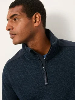 Outlet Fat Face FatFace Haxby Half Zip Sweat Navy