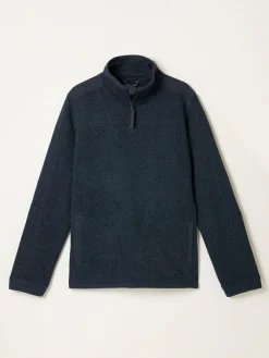 Outlet Fat Face FatFace Haxby Half Zip Sweat Navy