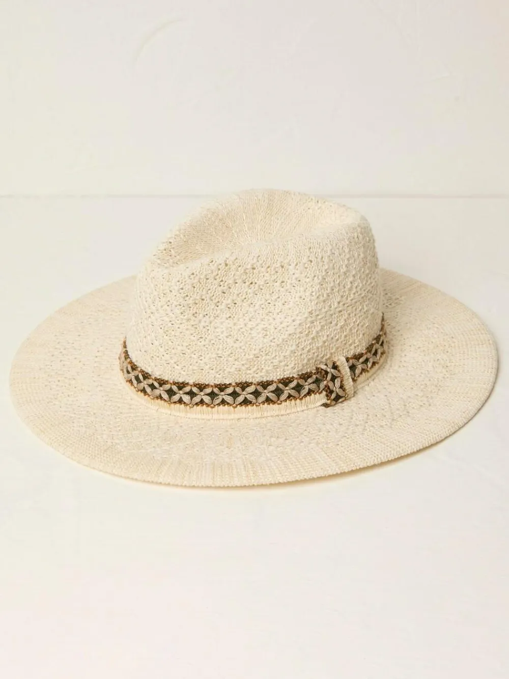 Fat Face FatFace Ivory Sparkle Fedora Hat^Women Hats