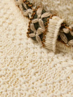 Fat Face FatFace Ivory Sparkle Fedora Hat^Women Hats