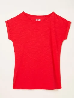 Fat Face FatFace Ivy Red Round Neck T-Shirt^Women Loungewear