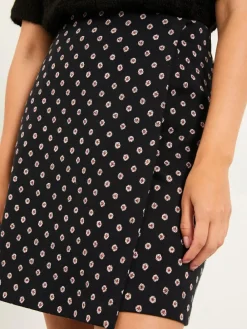 Fat Face FatFace Jackie Black Metallic Skirt^Women Skirts