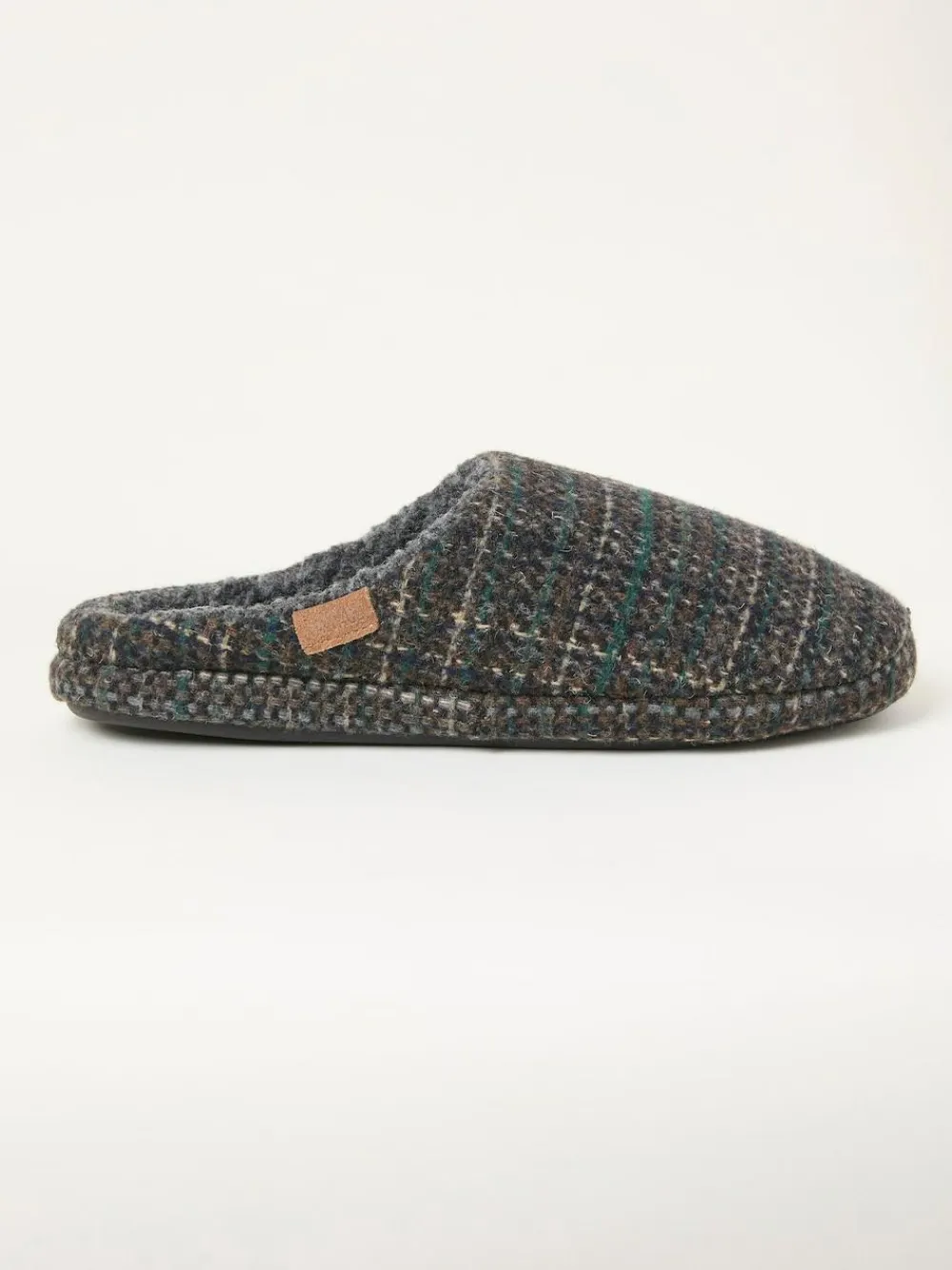 New Fat Face FatFace Jamieson Grey Slipper