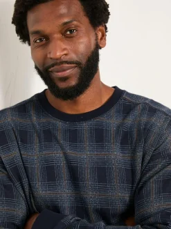 Fat Face FatFace Kemble Navy Check Jumper^ Loungewear