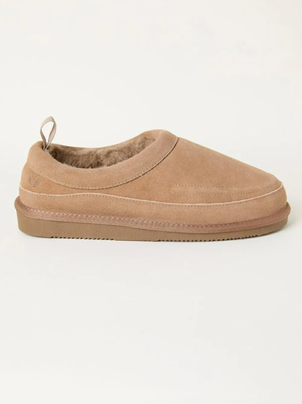 Best Fat Face FatFace Laura Suede Slipper Mink Brown