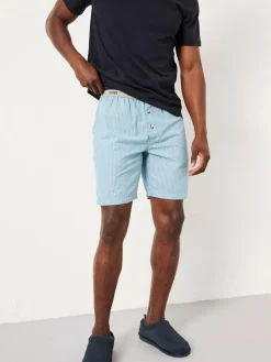 Fat Face FatFace Light Blue Seil Stripe Shorts Pyjama Set^ Pyjamas