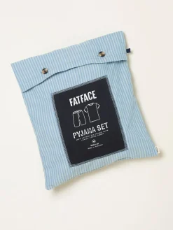 Fat Face FatFace Light Blue Seil Stripe Shorts Pyjama Set^ Pyjamas