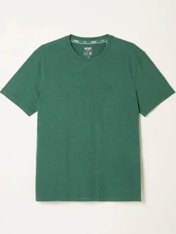 Fat Face FatFace Lulworth Mid Green Short Sleeve T-Shirt^ Loungewear